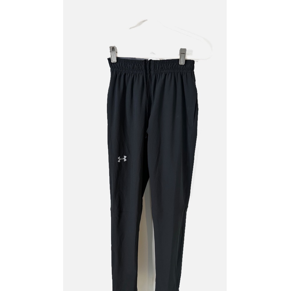 Under ARMOUR black track pants with design mesh size SMALL